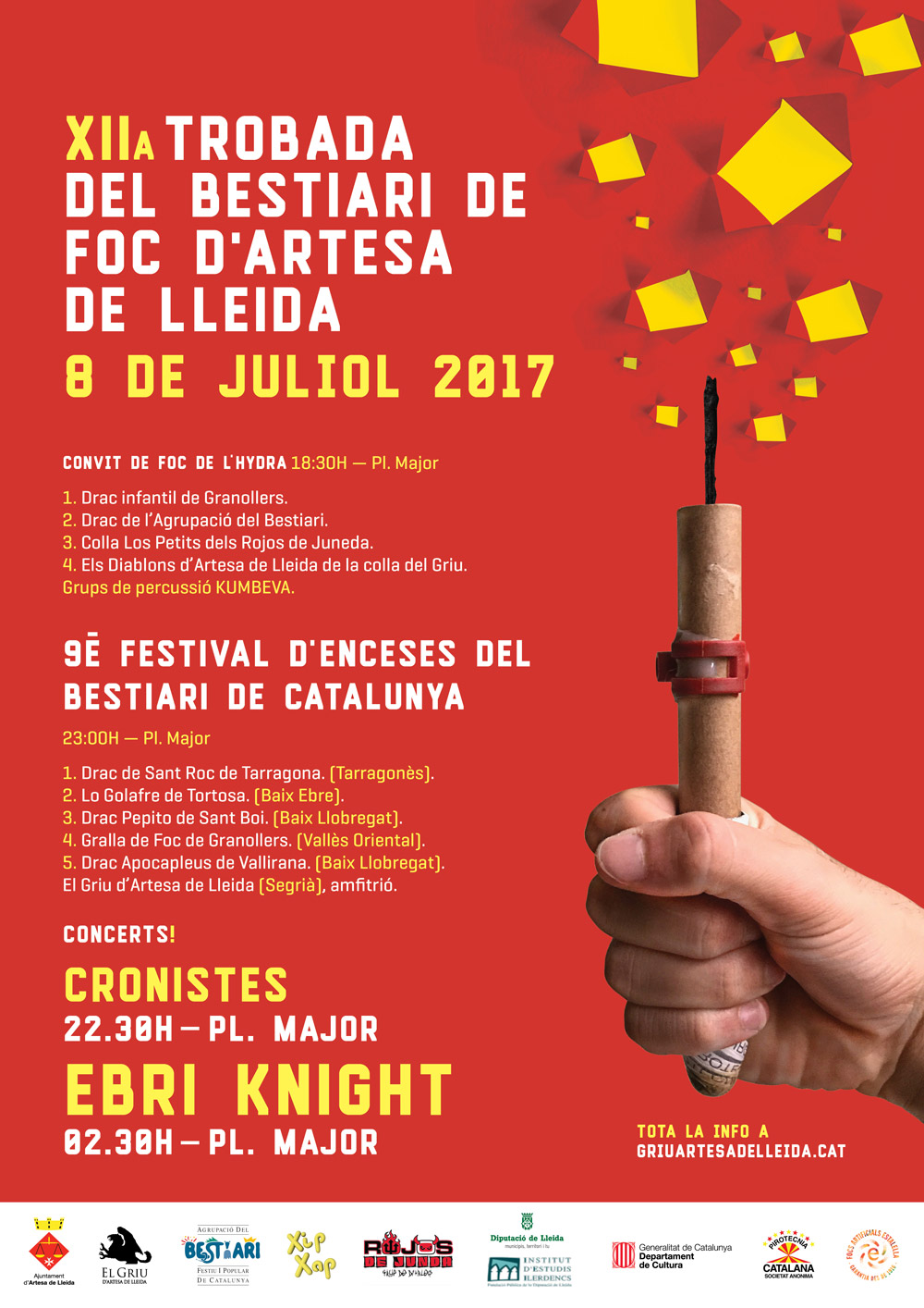 Diseño del Cartel del Griu Artesa de lleida. Disseny del cartell del Griu Artesa de Lleida.