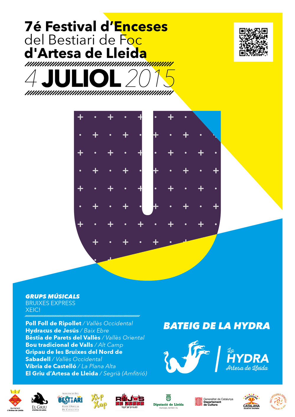 Diseño del Cartel del Griu Artesa de lleida. Disseny del cartell del Griu Artesa de Lleida.
