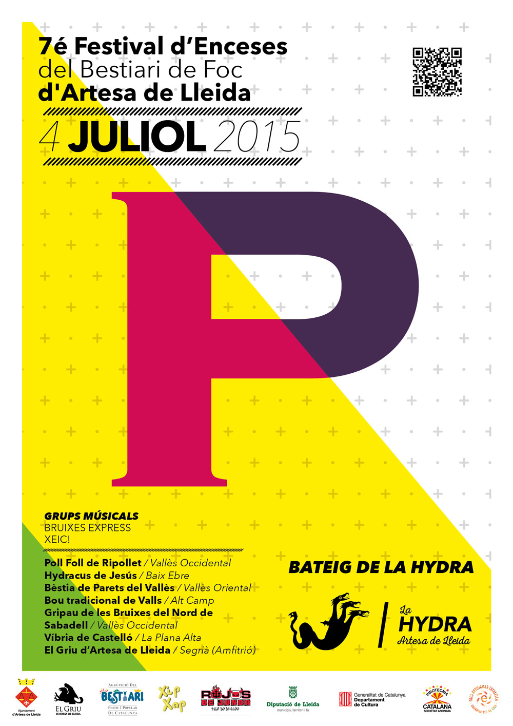 Diseño del Cartel del Griu Artesa de lleida. Disseny del cartell del Griu Artesa de Lleida.