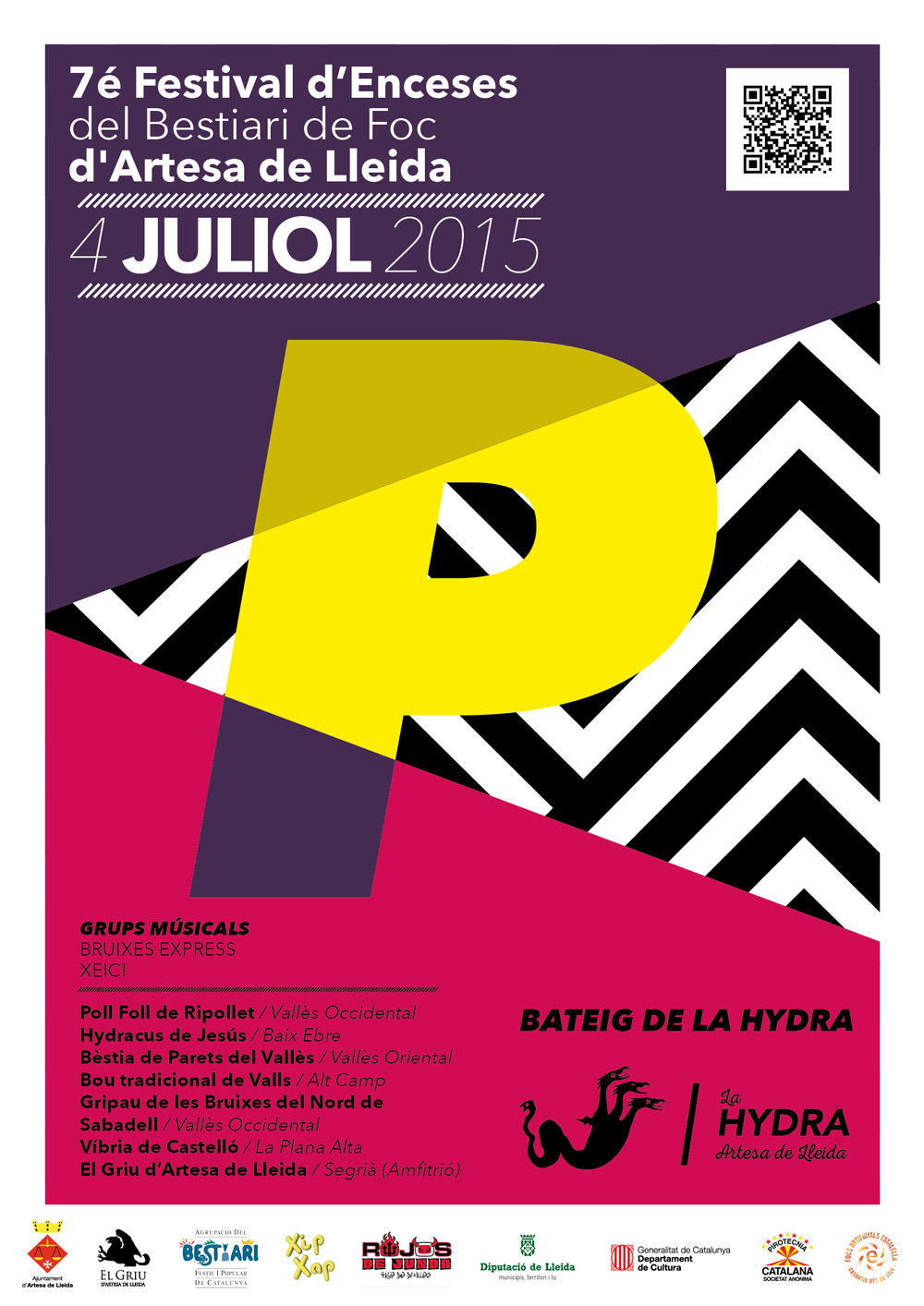 Diseño del Cartel del Griu Artesa de lleida. Disseny del cartell del Griu Artesa de Lleida.