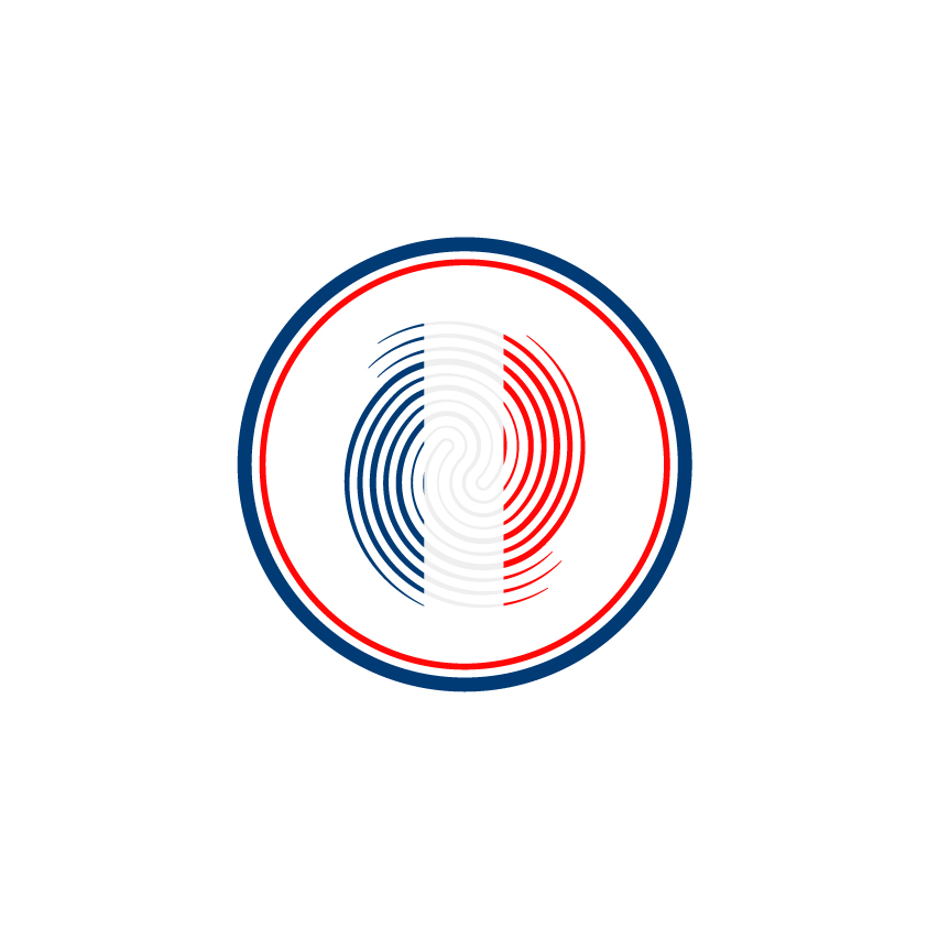 logotipo pequeno color teach me francais. Logotip petit color teach me français.